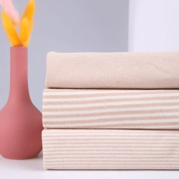 colored cotton interlock fabric 2